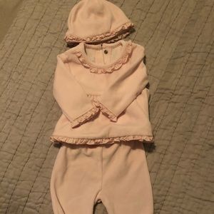 Restoration Hardware 3-piece baby 0-3 mo outfit